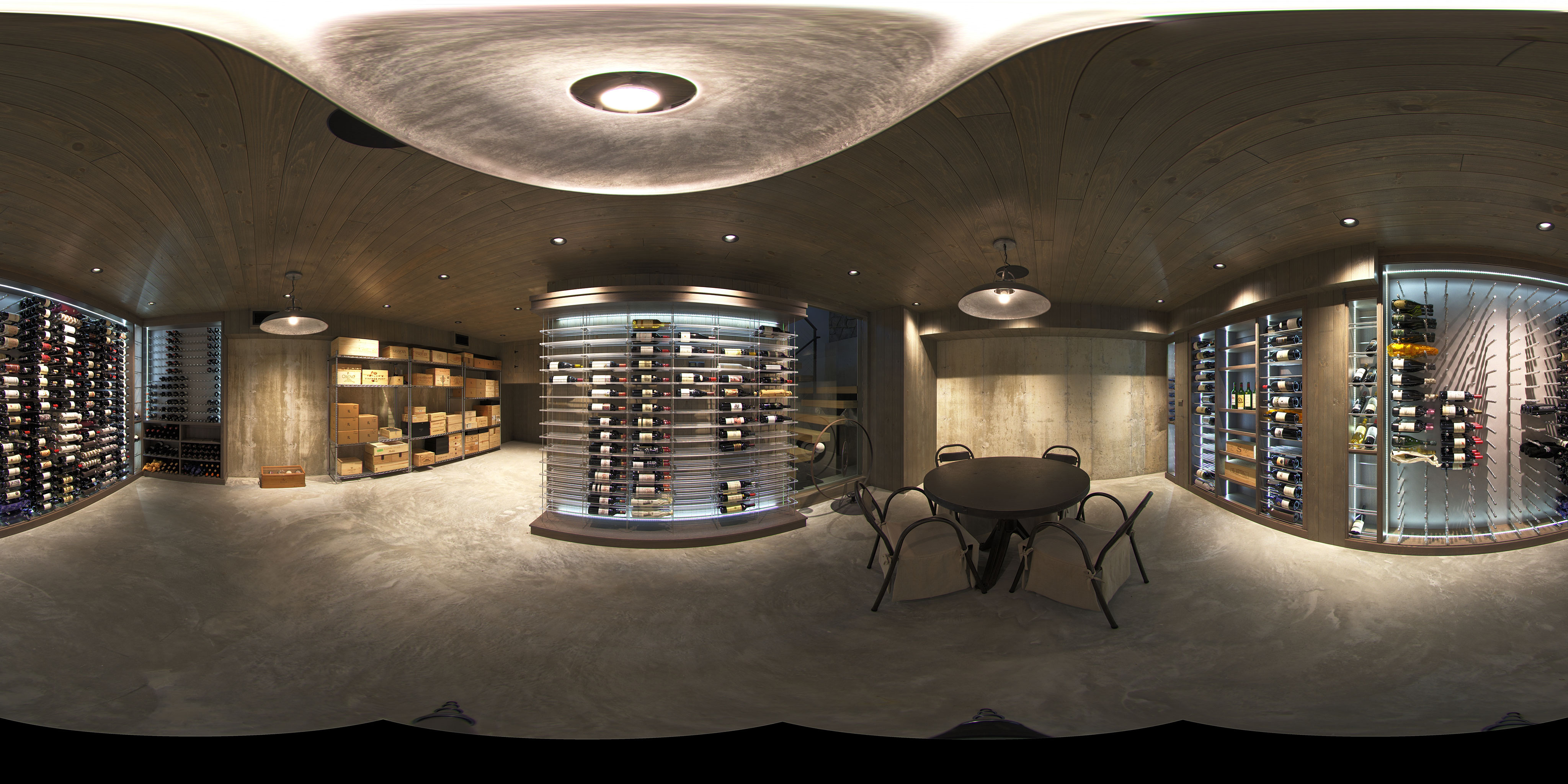 Modern Wine Cellar Ridgefield, CT Summit Wine Cellars