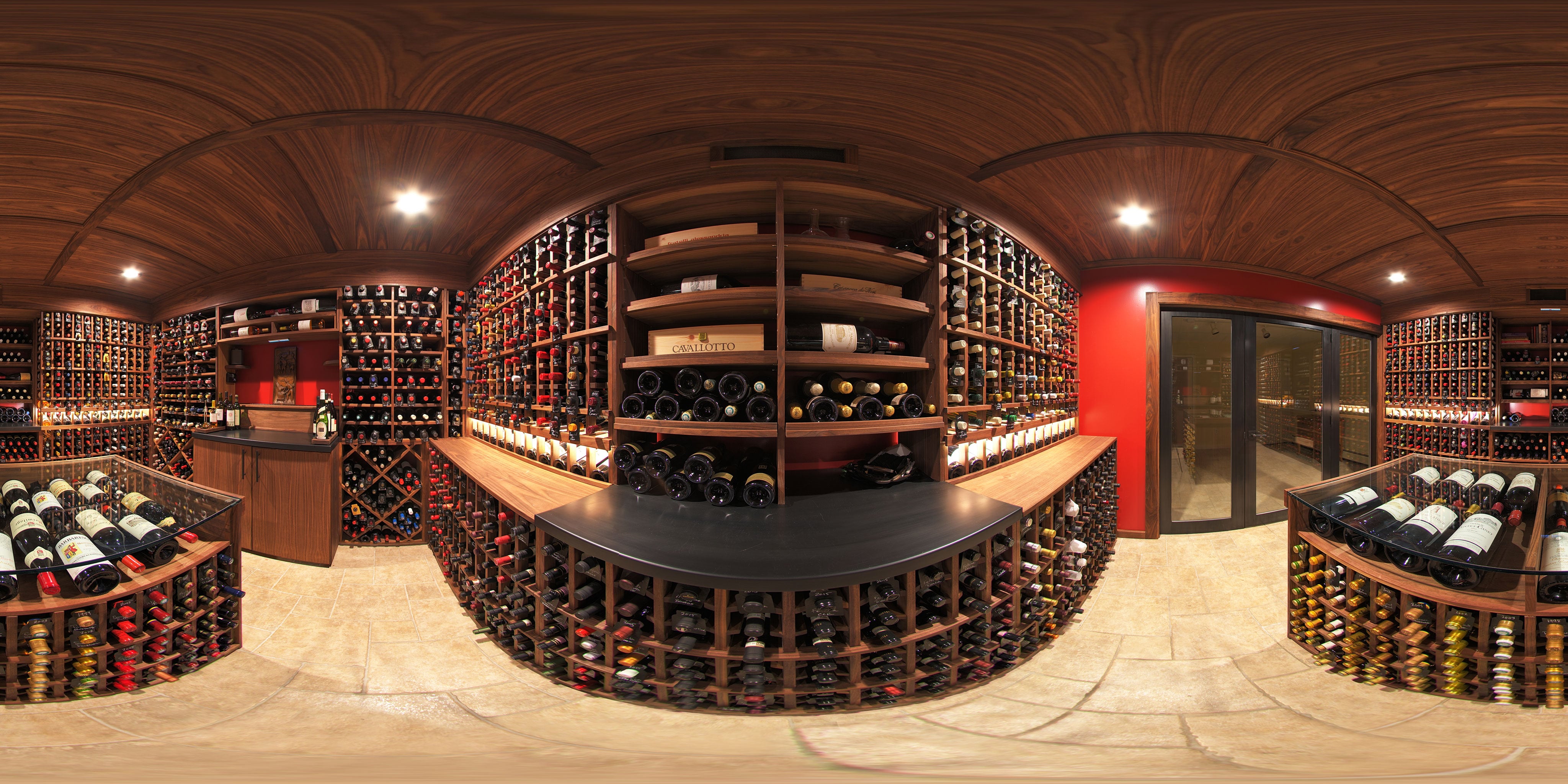 Traditional Custom Wine Cellar Design Weston, CT Summit Wine Cellars